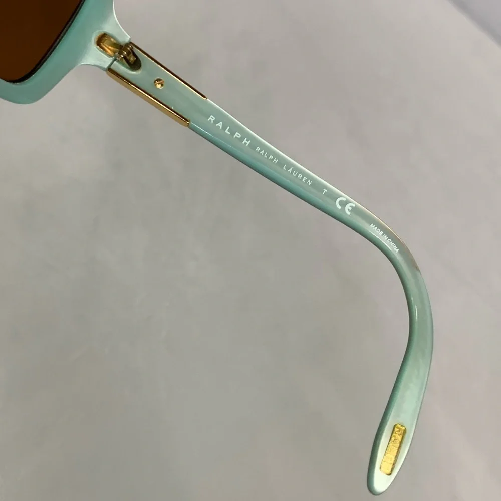 RALPH by Ralph Lauren Sunglasses Tortoise Turquoise Frames & Carrying Case Only